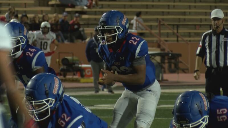 Dairen Lewis totals six touchdowns (three rushing, three passing) in Palo Duro's win over...