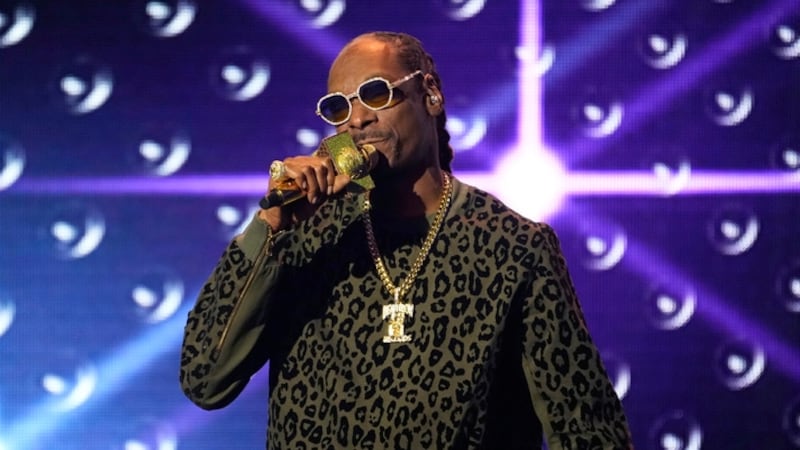 FILE - Snoop Dogg performs a tribute to Dr. Dre at the Black Music Collective on Thursday,...