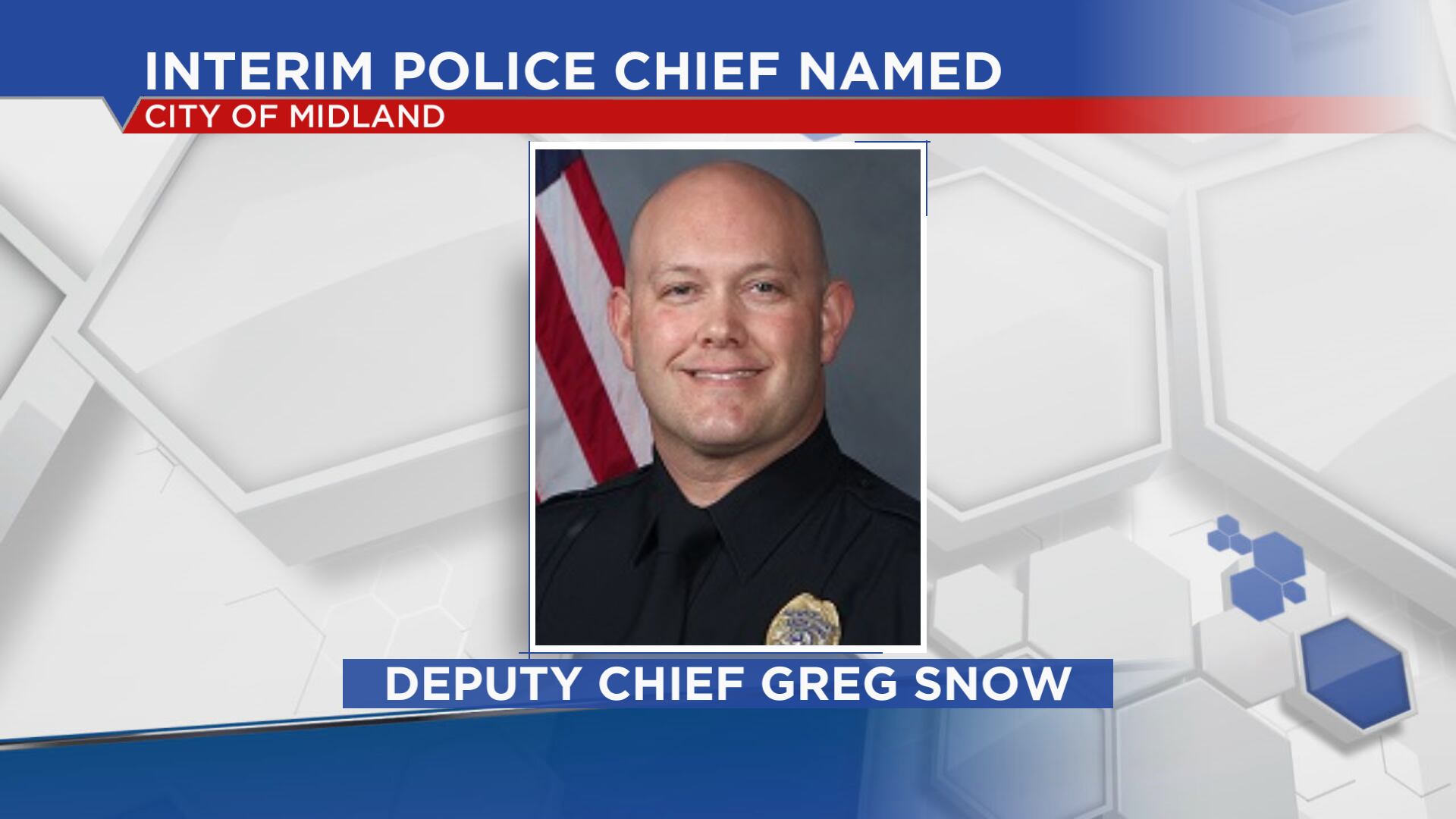 City of Midland names Deputy Chief Greg Snow interim police chief - Vimarsana News