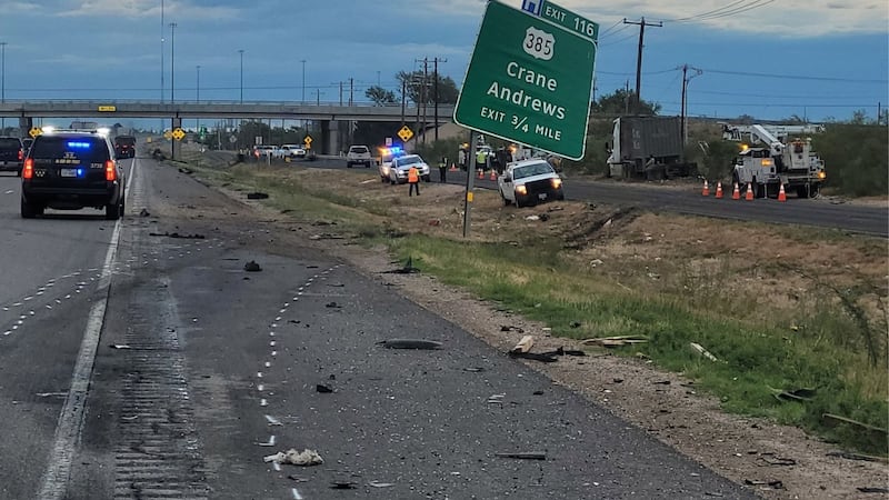 Crash on I-20