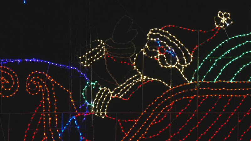 Starbright Village Santa Display
