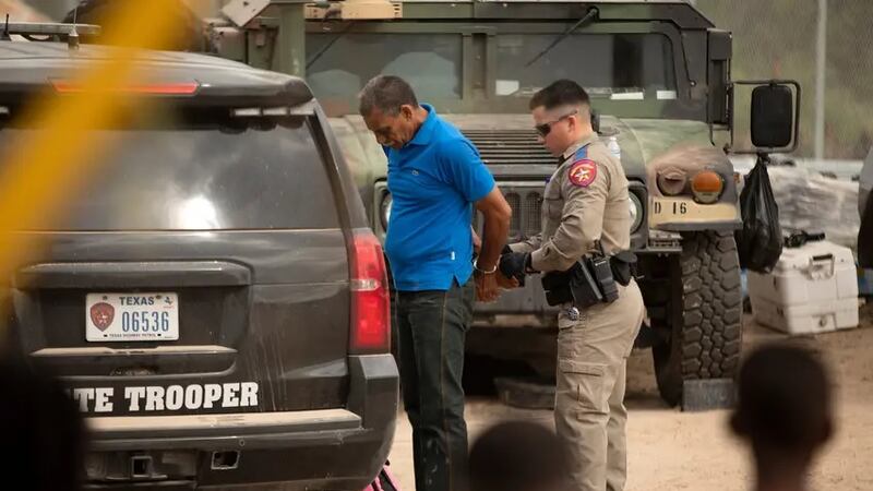 Hundreds of migrants have been arrested by Texas Department of Public Safety officers on...
